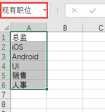 下拉列表名称