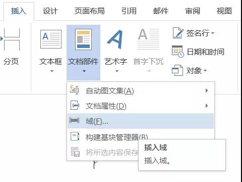 插入域