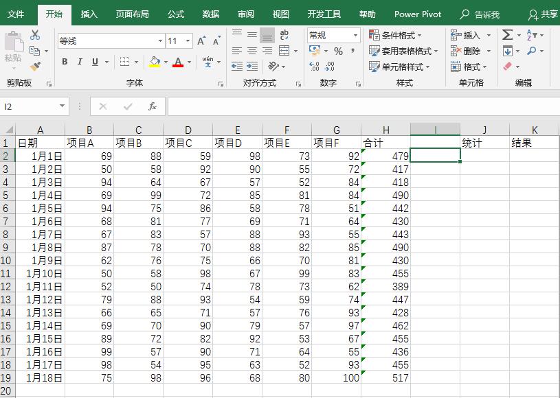 表数据